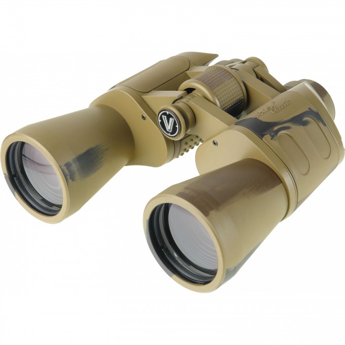 Бинокль VEBER CLASSIC БПШЦ 15x50 VRWA широкоугольный, камуфлированный 10967 Бинокль VEBER CLASSIC БПШЦ 15x50 VRWA широкоугольный, камуфлированный 10967