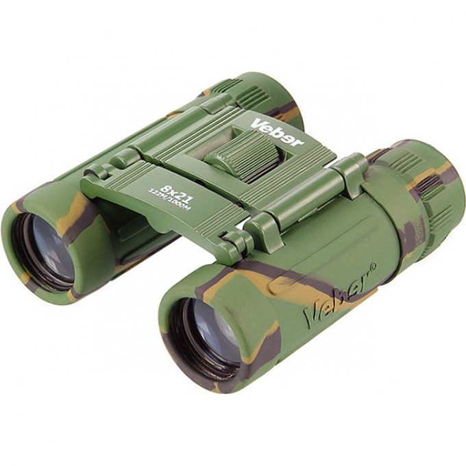 Бинокль VEBER SPORT БН 8x21 камуфлированный 11003 Бинокль VEBER SPORT БН 8x21 камуфлированный 11003