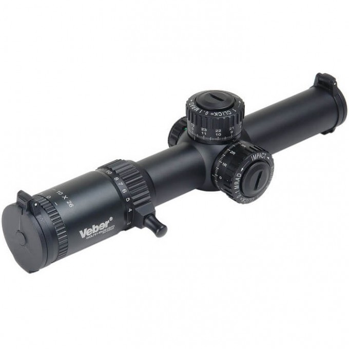 Прицел оптический VEBER WOLF II 1-10х26 GB FD Загонник 27180 Прицел оптический VEBER WOLF II 1-10х26 GB FD Загонник 27180